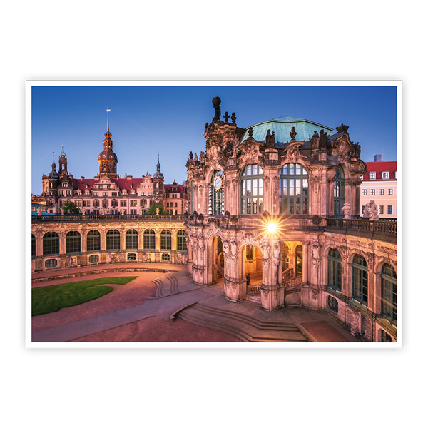 Ansichtskarte Dresden - Glockenspiel des Dresdner Zwingers - VPE - 50 Stück