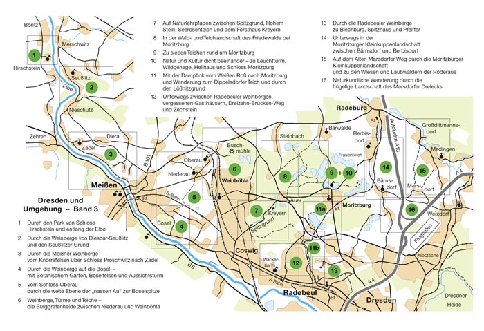 Karte Dresden Moritzburg