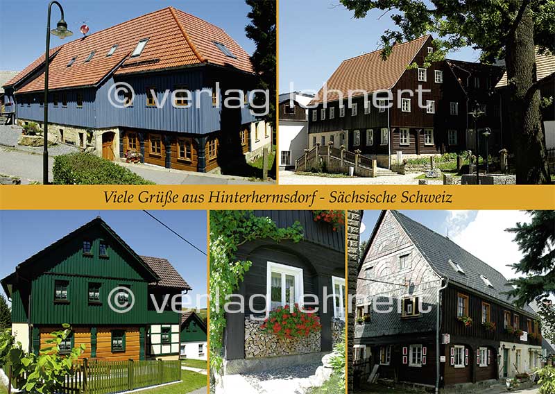 Ansichtskarte Hinterhermsdorf - VPE - 50 Stück