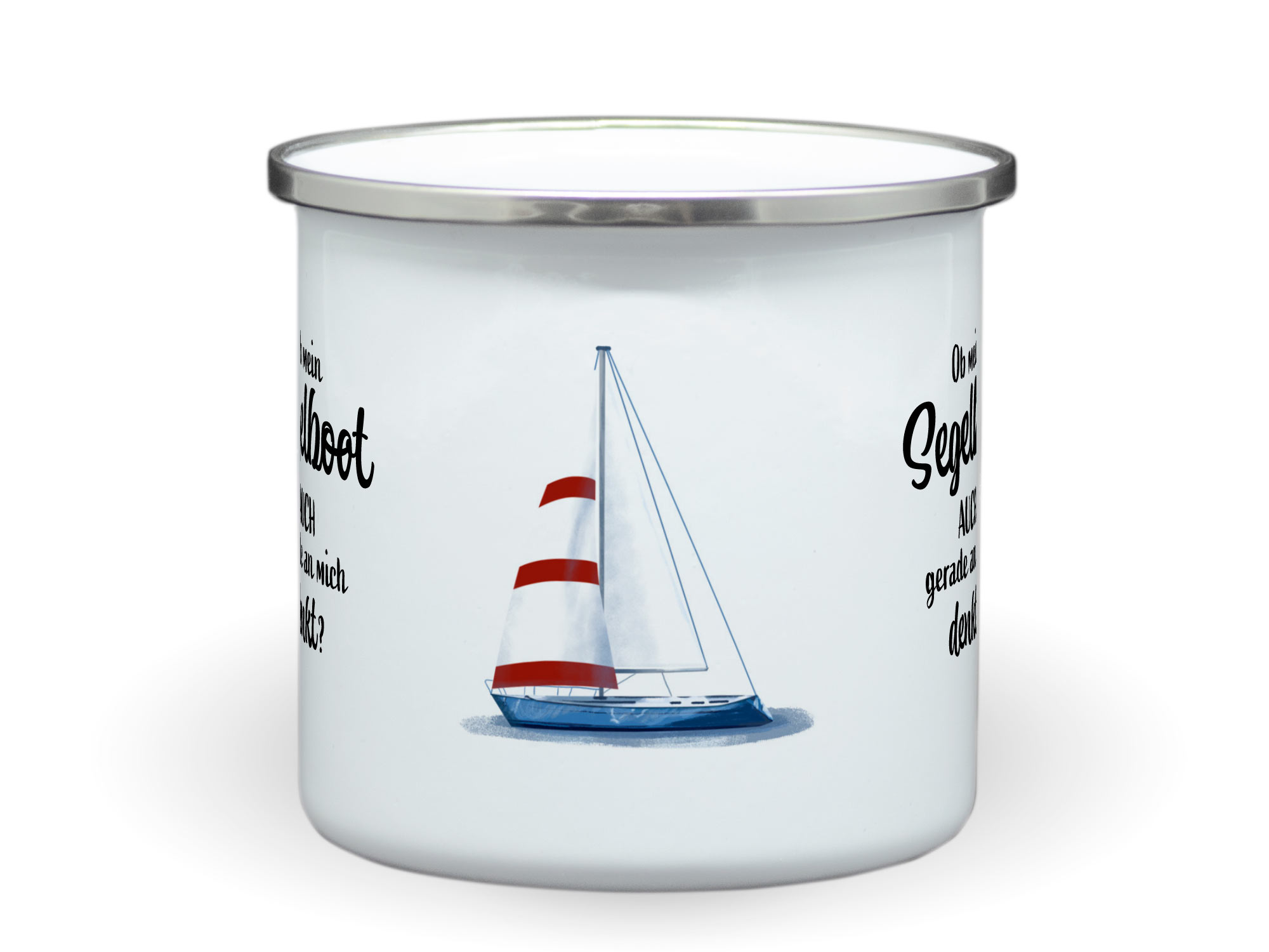 Tasse für Segler Segelboot Spruch