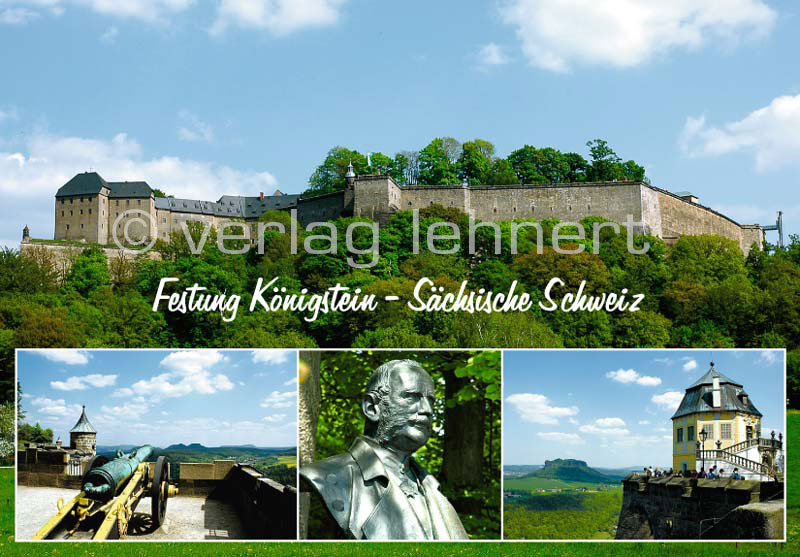 Festung Königstein Karte